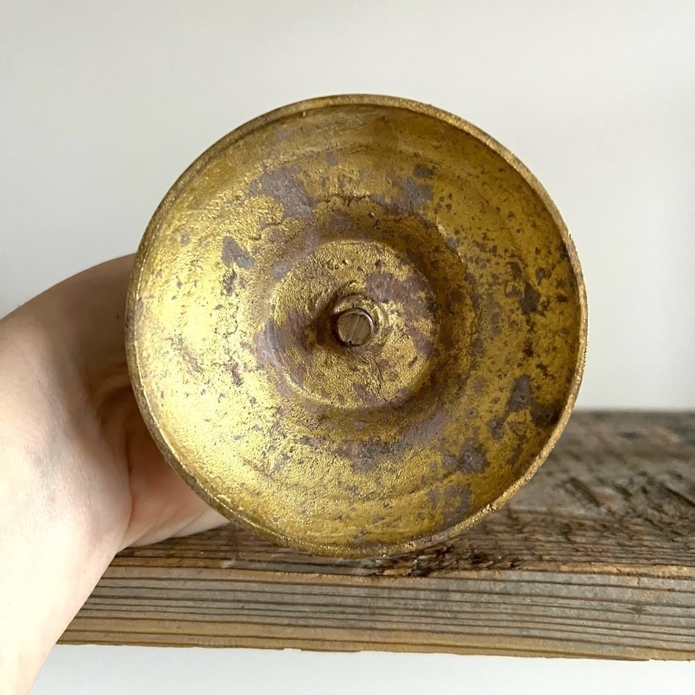 Brass candlestick 6” - Picture 4 of 5
